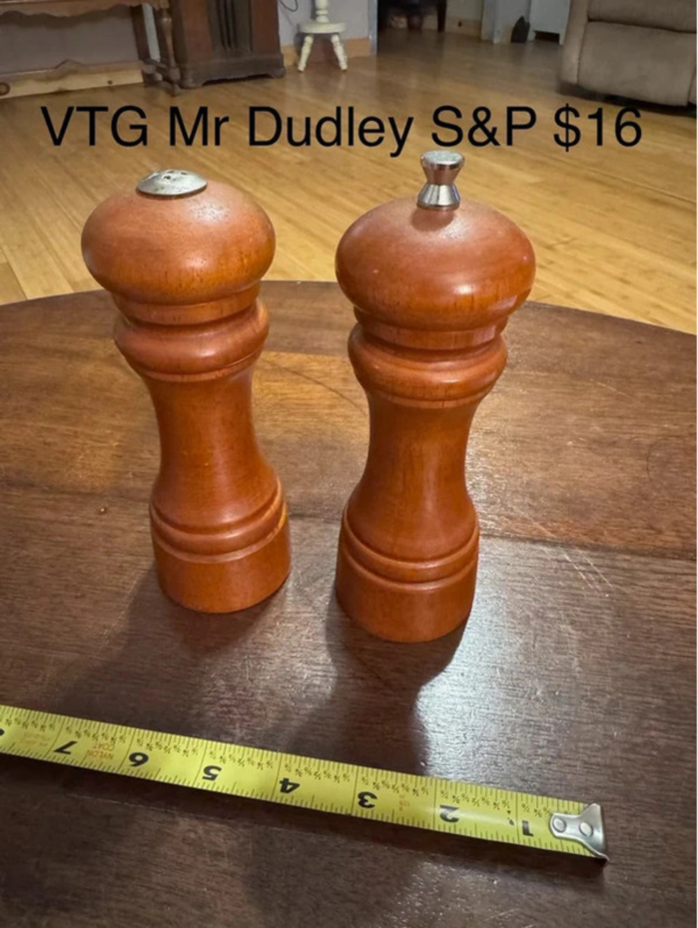 Vintage Mr Dudley salt and Pepper